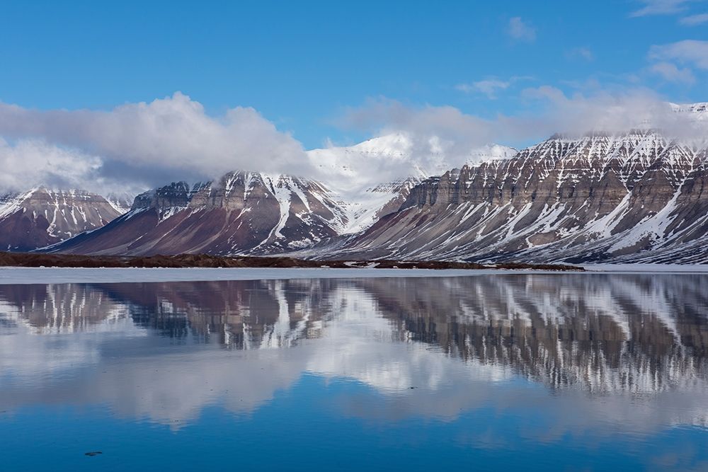 Norway-Svalbard-Spitsbergen-Fjord Arctic fjord reflections art print by Cindy Miller Hopkins for $57.95 CAD